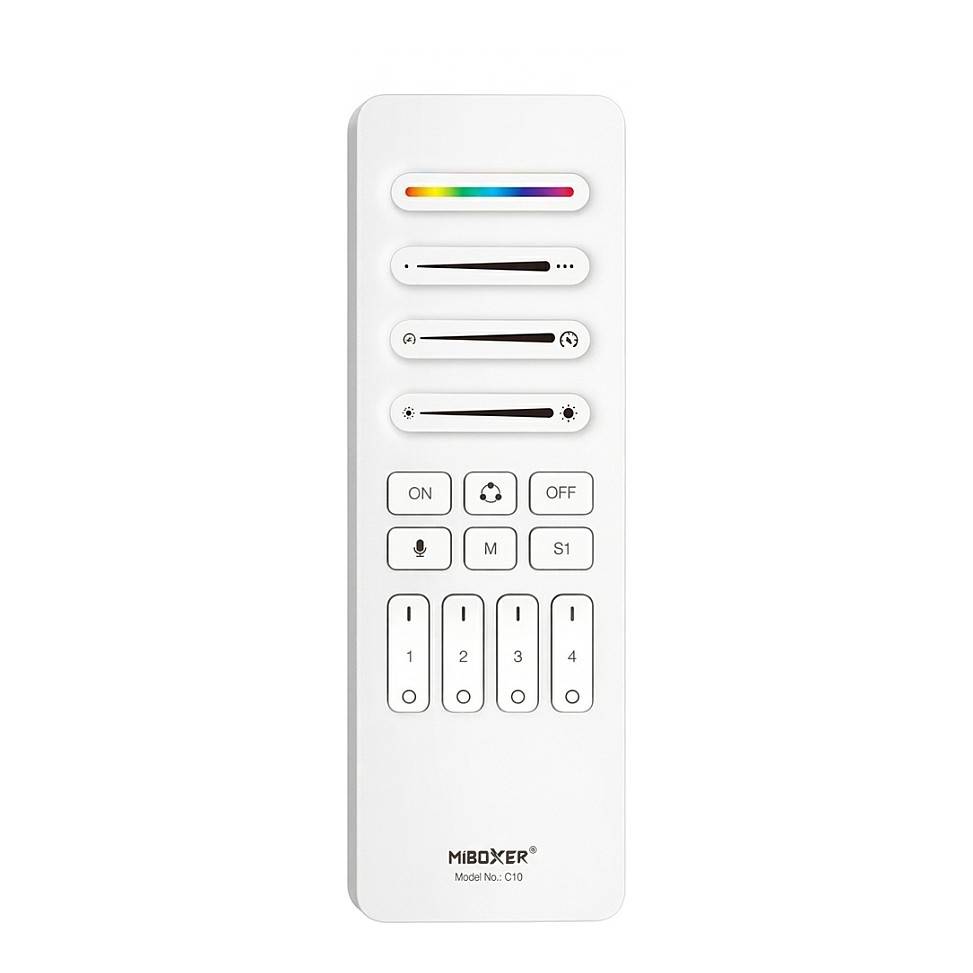 Pixel LED Fernbedienung SPI - 2,4GHz (RGB/RGB-W/RGB+CCT) 4 Zonen 4 Szenen *Milight/Miboxer* (w) & &
