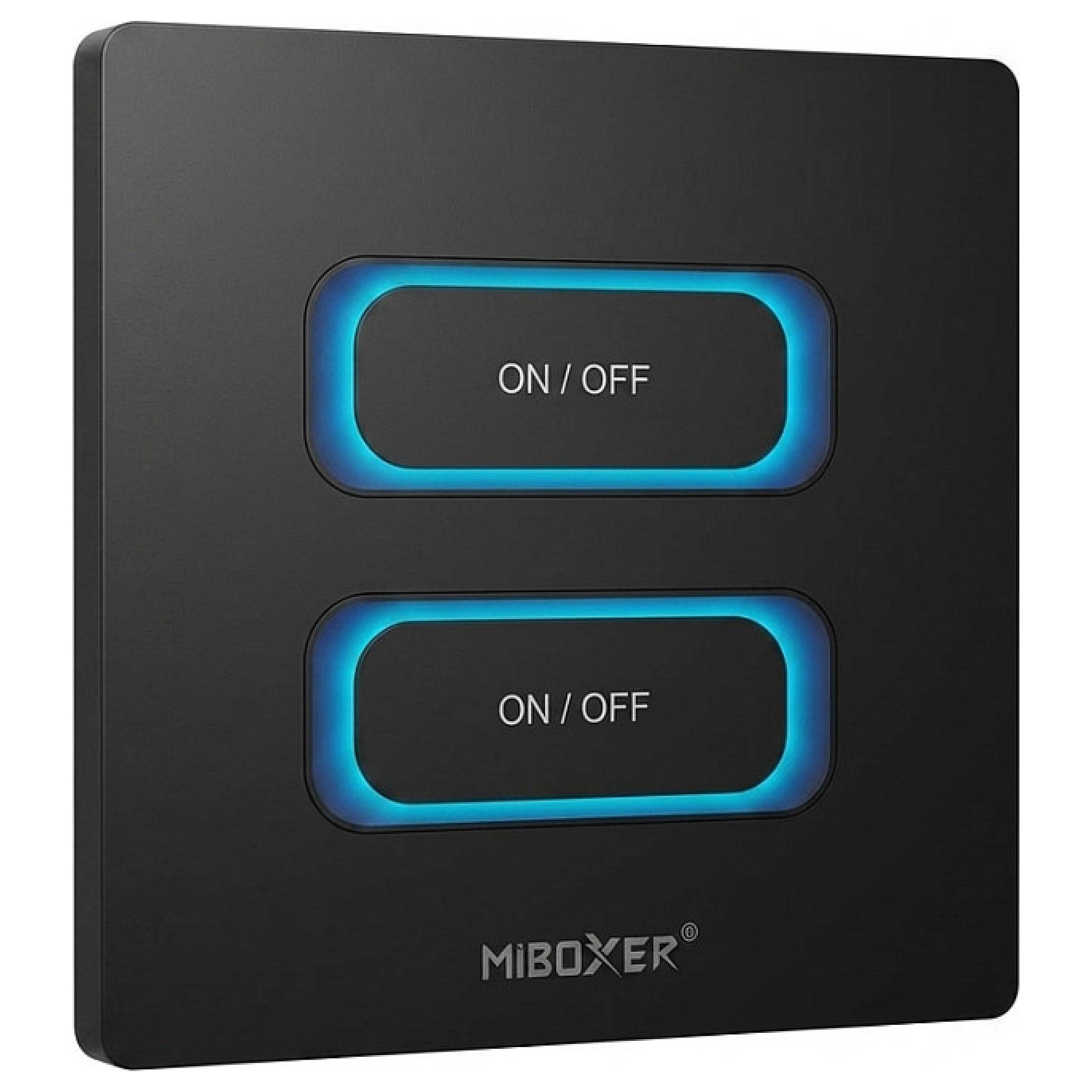 LED Fernbedienung 2 Gang Panel 2,4GHz Bewegungssensor + Dimm *Milight/Miboxer* (b) Baumarkt & Garten