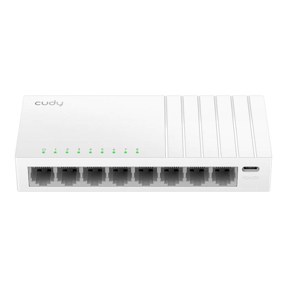 GS108U Netzwerk-Switch 8-Port, Unmanaged, 8x Gigabit RJ45 Netzwerk Switching Hubs