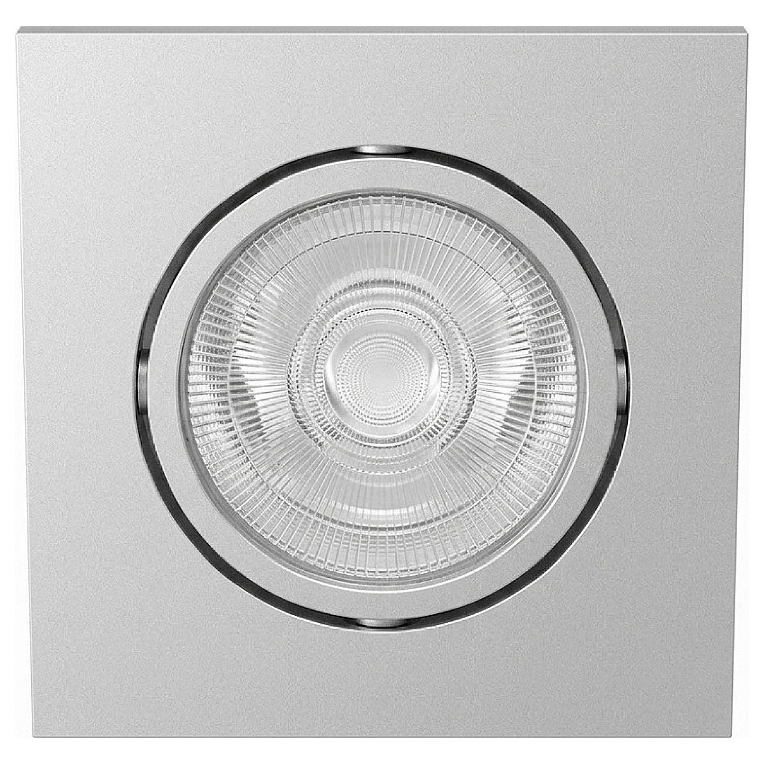 Synergy 21 LED Deckeneinbauspot Helios silber, quadratisch+schwenkbar, neutralweiß Baumarkt & &