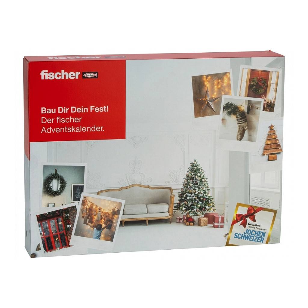 Fischer Adventskalender 2026 Baumarkt & Garten Werkzeuge Werkzeugverbrauchsmaterial