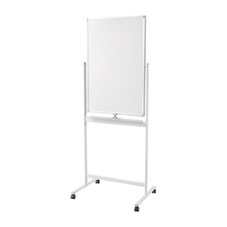 Dry Erase Whiteboard, mobile, double-sided, metal, 60x90cm Home & Living Büro-Ausstattung