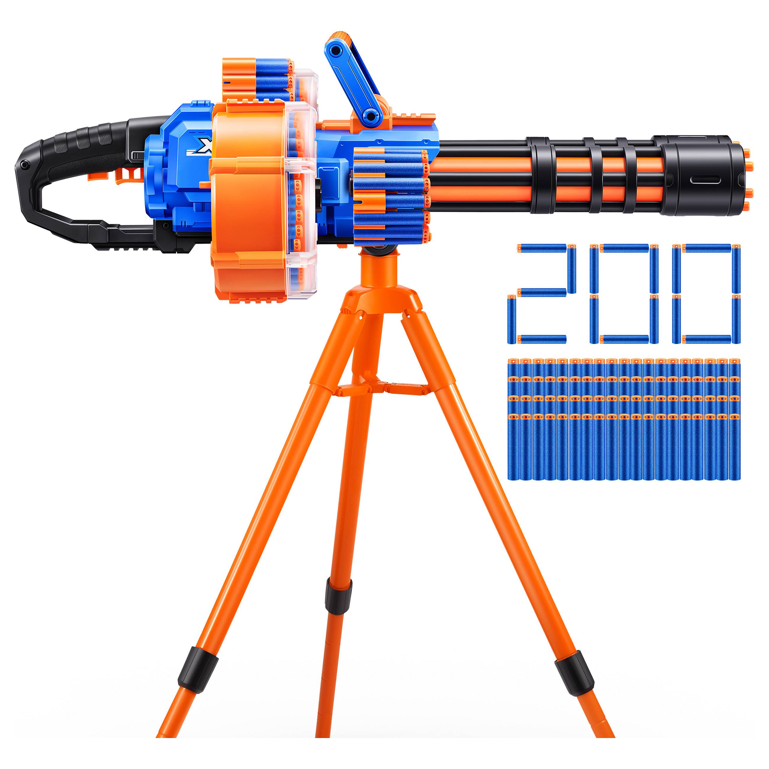 Zuru 36918 - Insanity Dart Storm Blaster mit 200 Darts - Doppelte Gatling Gun