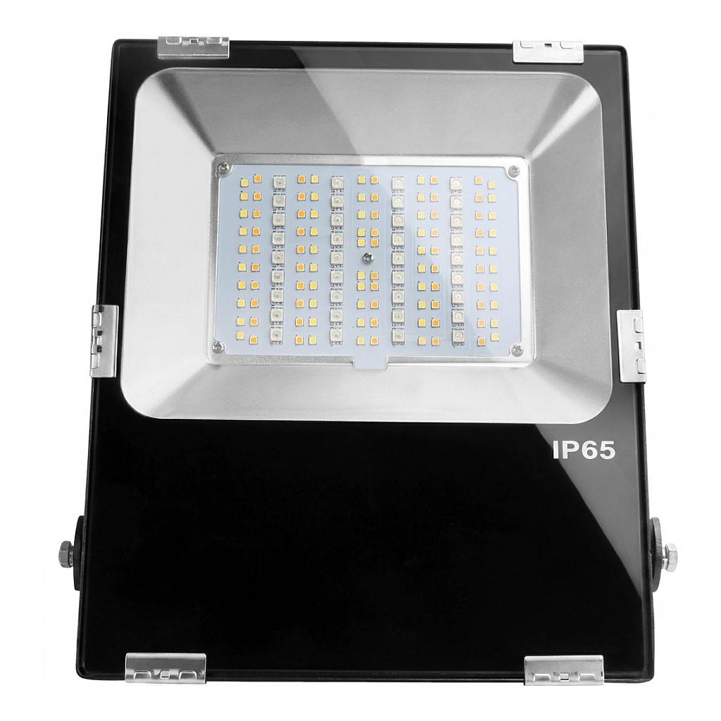 LED Flächenstrahler 100W RGB-WW (RGB-CCT) IP65 230V *Milight/Miboxer* 160° Baumarkt & Garten &