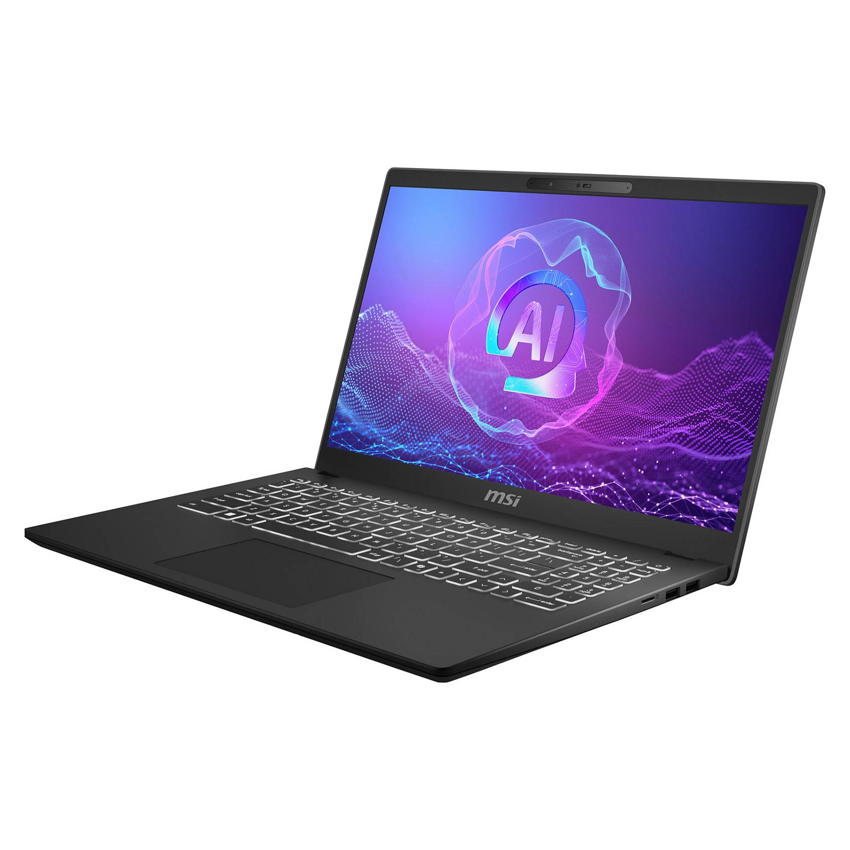 MSI Modern 15 H AI C2HMG-288FRNN U5-225H/16GB/512GBSSD/W11 Pro AZERTY French Layout Notebooks &