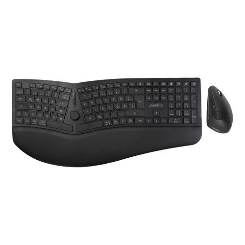Perixx PERIDUO-614 DE, Tastatur- und Maus-Set, kabellos, ergonomisch, schwarz Eingabe / Ausgabe &