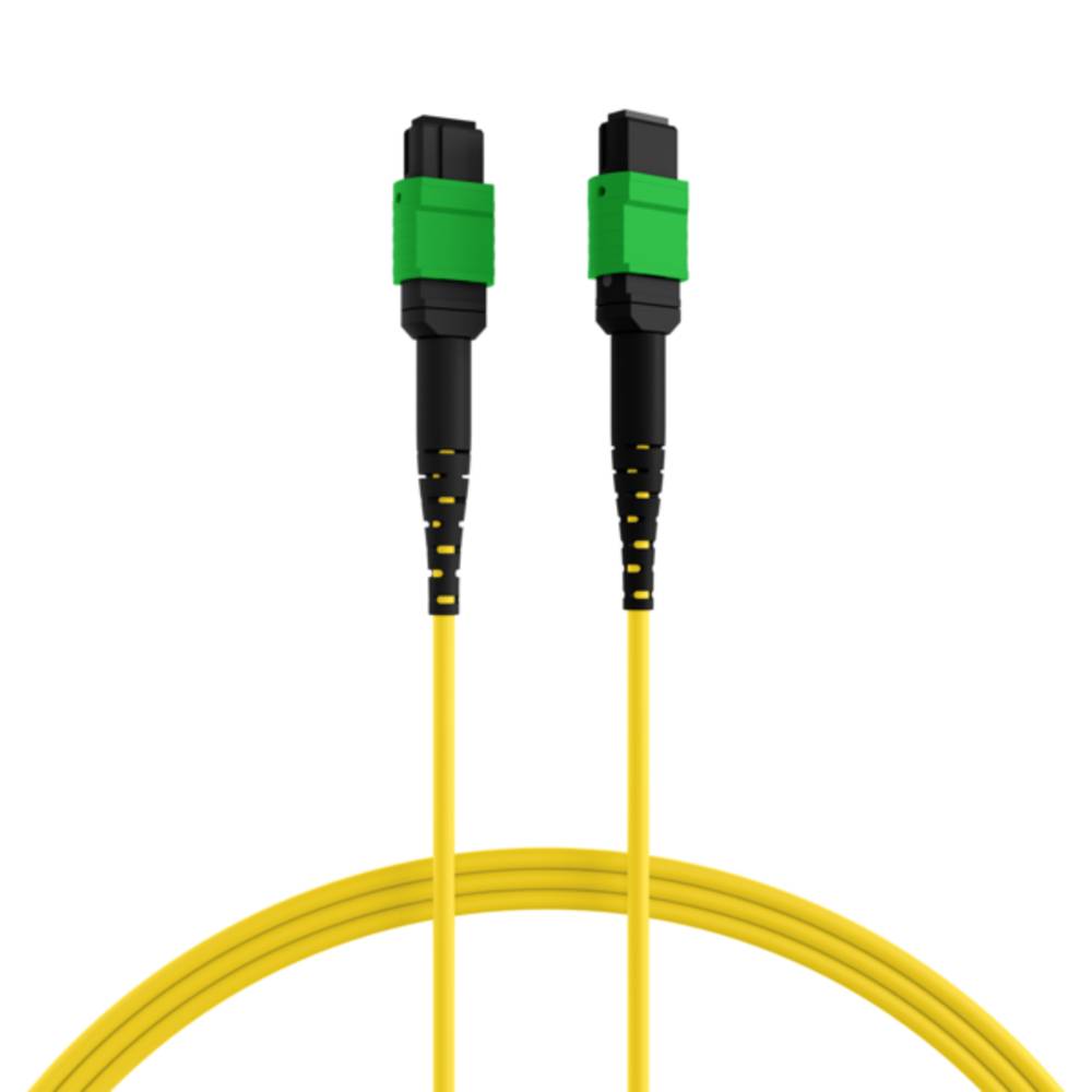 MPO / MTP MTP®/APC(F)-MTP®/APC(F) Patchkabel OS2 24 Fasern, Typ A LSZH gelb 5m - 1 VPE = 10 MPO /