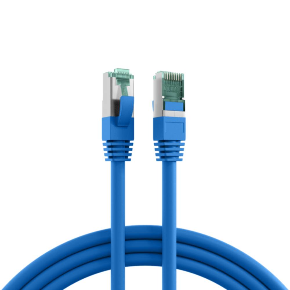 Patchkabel RJ45 Cat.6A S/FTP LSZH, blau 25m - 1 VPE = 5 Stï¿½ck Kupferverkabelung