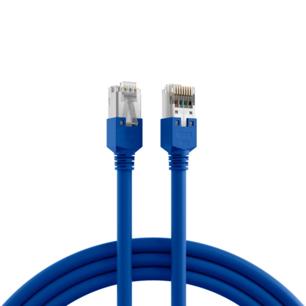 Patchkabel RJ45 Cat.5e S/UTP PVC, Dätwyler 5502 TM11 blau 2m - 1 VPE = 5 Stï¿½ck