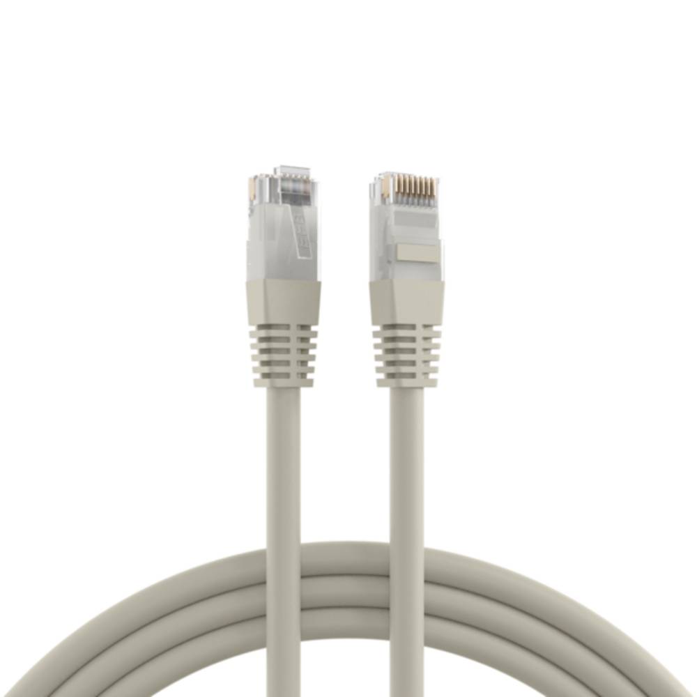 Patchkabel RJ45 Cat.5e U/UTP PVC, CCA grau 5m - 1 VPE = 10 Stï¿½ck Kupferverkabelung