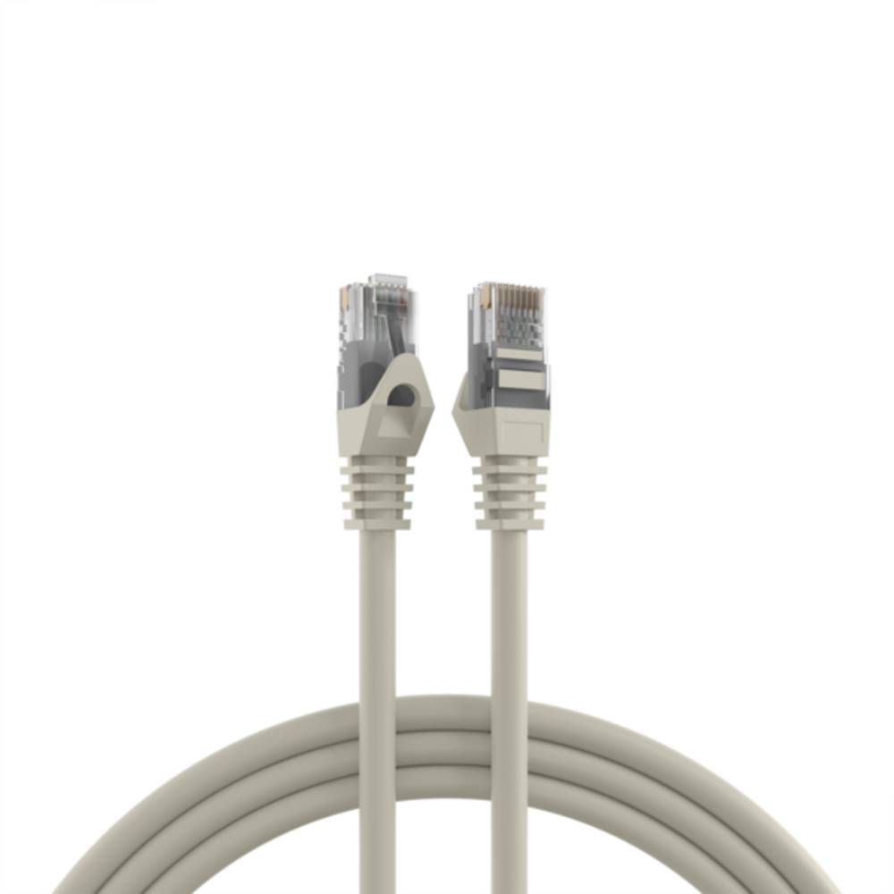 Patchkabel RJ45 Cat.5e U/UTP LSZH, CCA AWG24/7 grau 7,5m - 1 VPE = 5 Stï¿½ck Kupferverkabelung