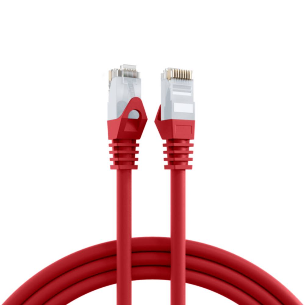 Patchkabel RJ45 Cat.6 U/UTP LSZH, CCA rot 0,25m - 1 VPE = 10 Stï¿½ck Kupferverkabelung