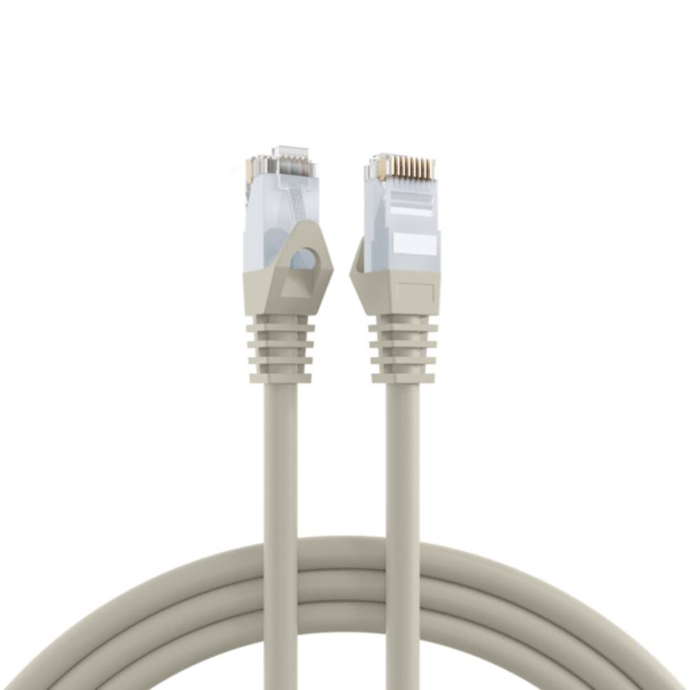 Patchkabel RJ45 Cat.6 U/UTP LSZH, CCA grau 5m - 1 VPE = 10 Stï¿½ck Kupferverkabelung