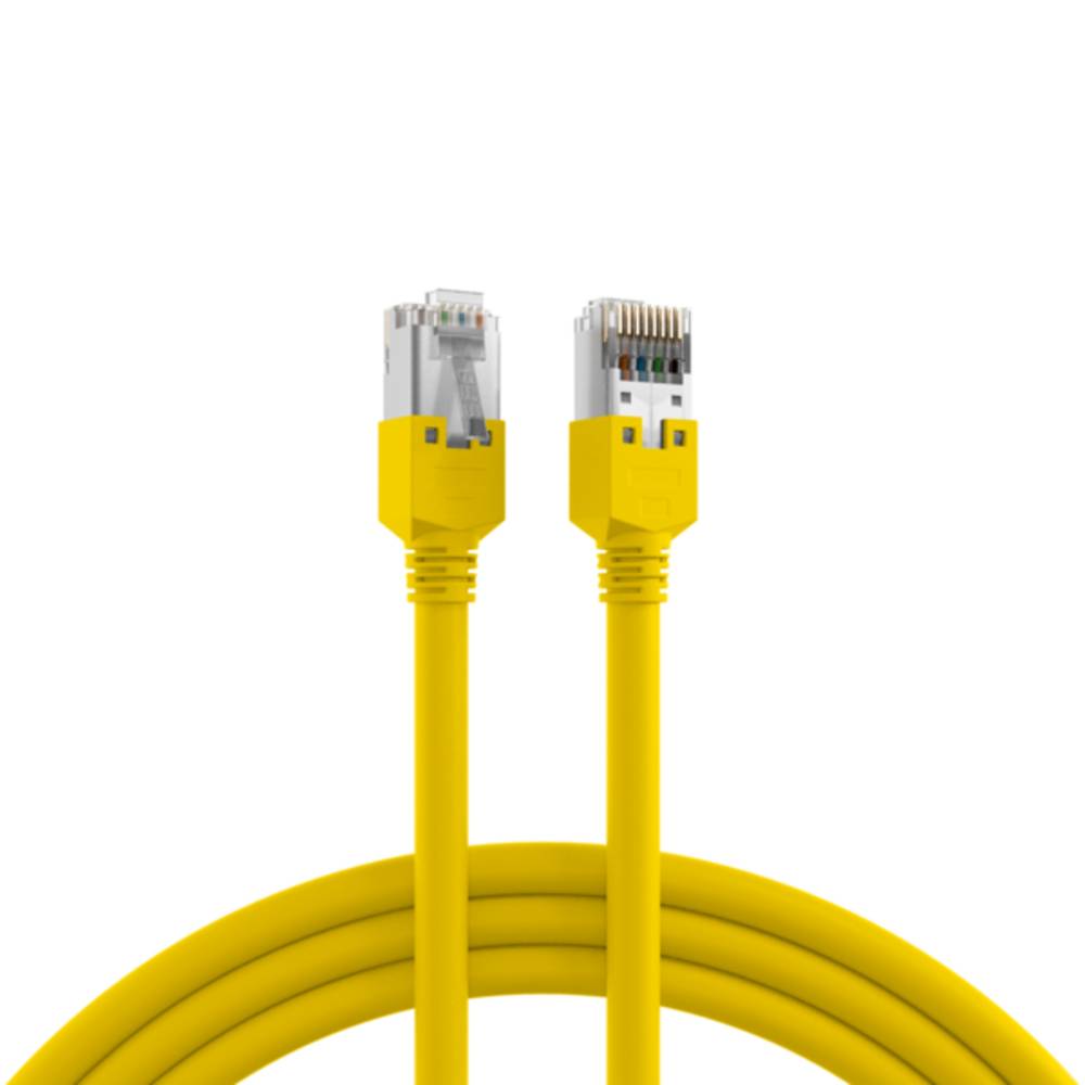 Patchkabel RJ45 Cat.5e F/UTP LSZH, Draka UC300 TM11 gelb 7,5m - 1 VPE = 5 Stï¿½ck