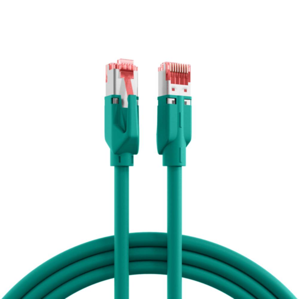Patchkabel RJ45 Cat.6A S/FTP LSZH, Draka UC900 TM21 grün 10m - 1 VPE = 5 Stï¿½ck