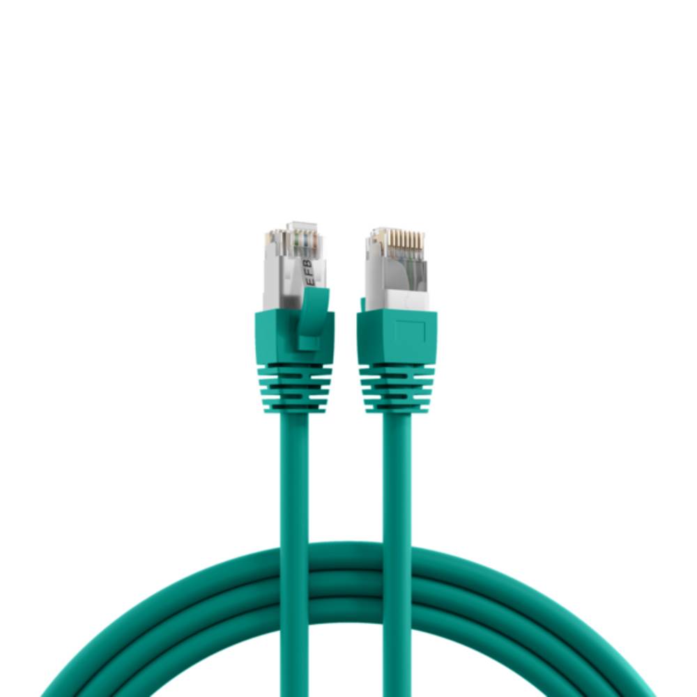 Patchkabel RJ45 Cat.8.1 S/FTP LSZH, BC grün 7,5m - 1 VPE = 5 Stï¿½ck Kupferverkabelung Cat.8