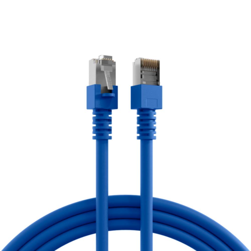 Patchkabel RJ45 Cat.5e SF/UTP PVC, CCA blau 5m - 1 VPE = 10 Stï¿½ck Kupferverkabelung