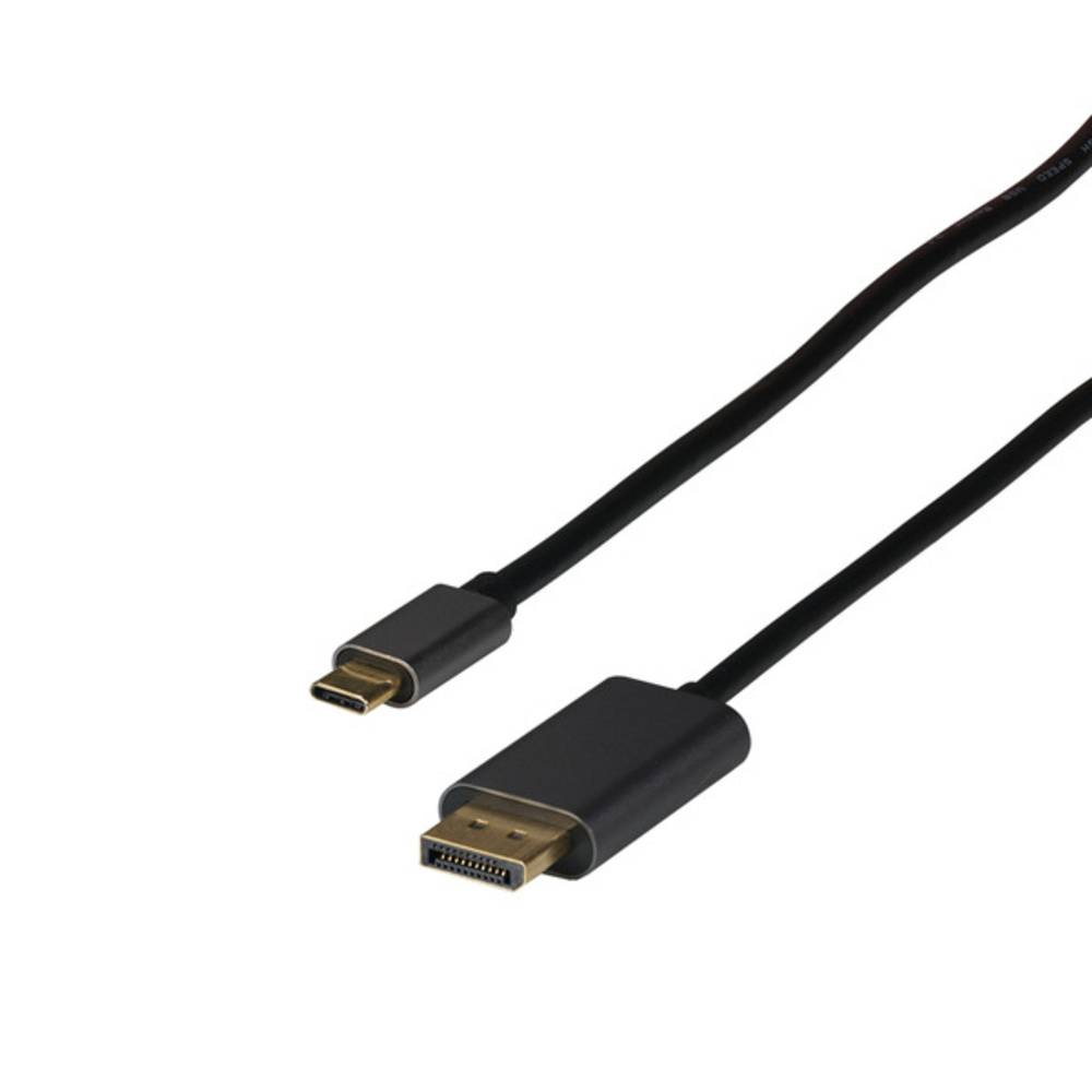 HDMI USB Typ C - DP1.4 Kabel, USB Typ-C, Stecker - DP20 Stecker, 8K@60Hz, 2m - 1 VPE = 100 Kabel