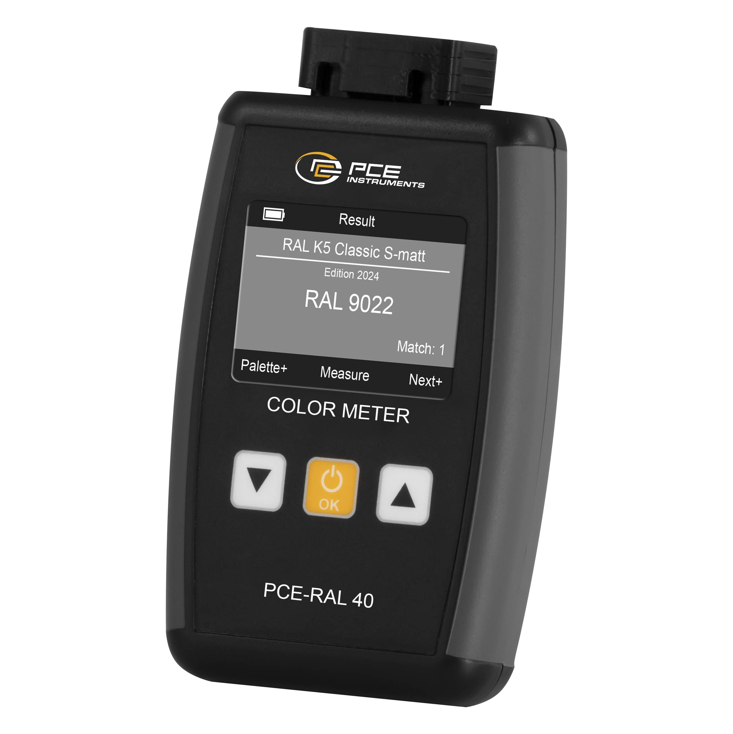 PCE Instruments RAL-Farbmessgerät PCE-RAL 40|Messgeometrie 45°/0° |4 RAL-Farbpaletten |CIELAB- und RGB-Farbraum |IP20