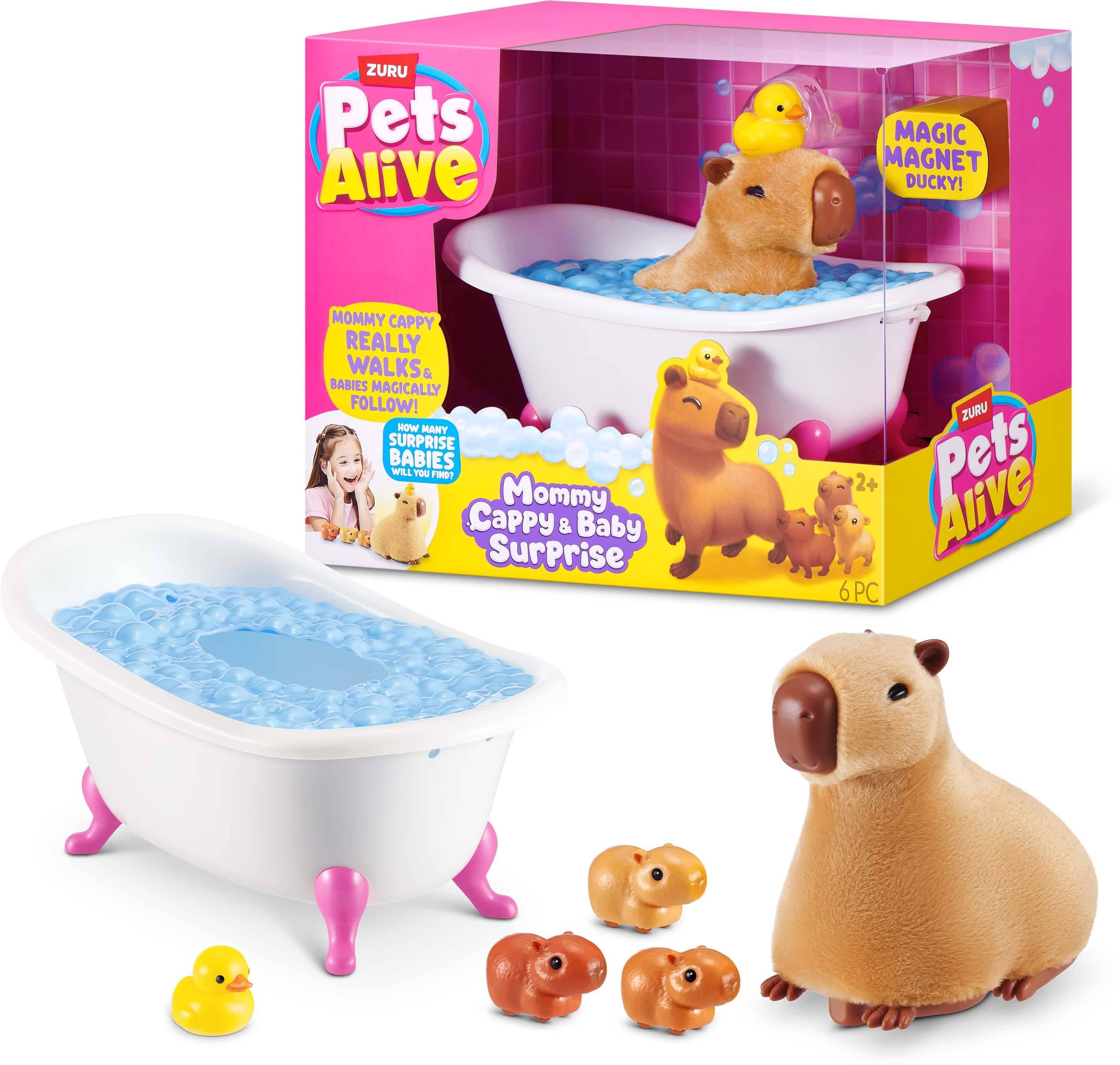Spielzeug-Konfektionskasten für ZURU Pets Alive „Mommy Cappy & Baby Surprise