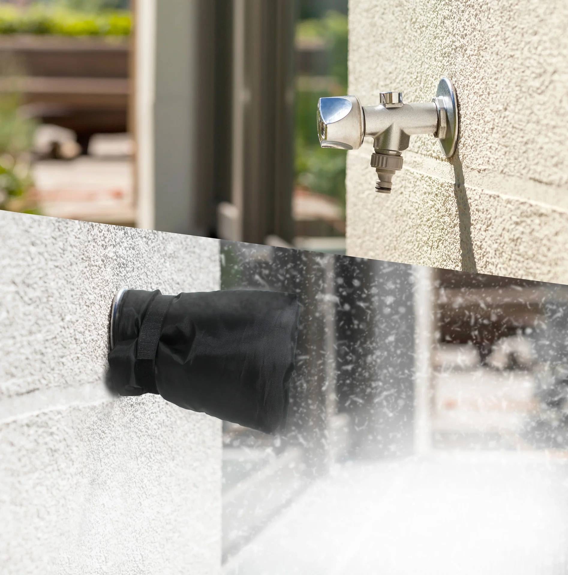 Thermoschutz für Gartenwasserhahn