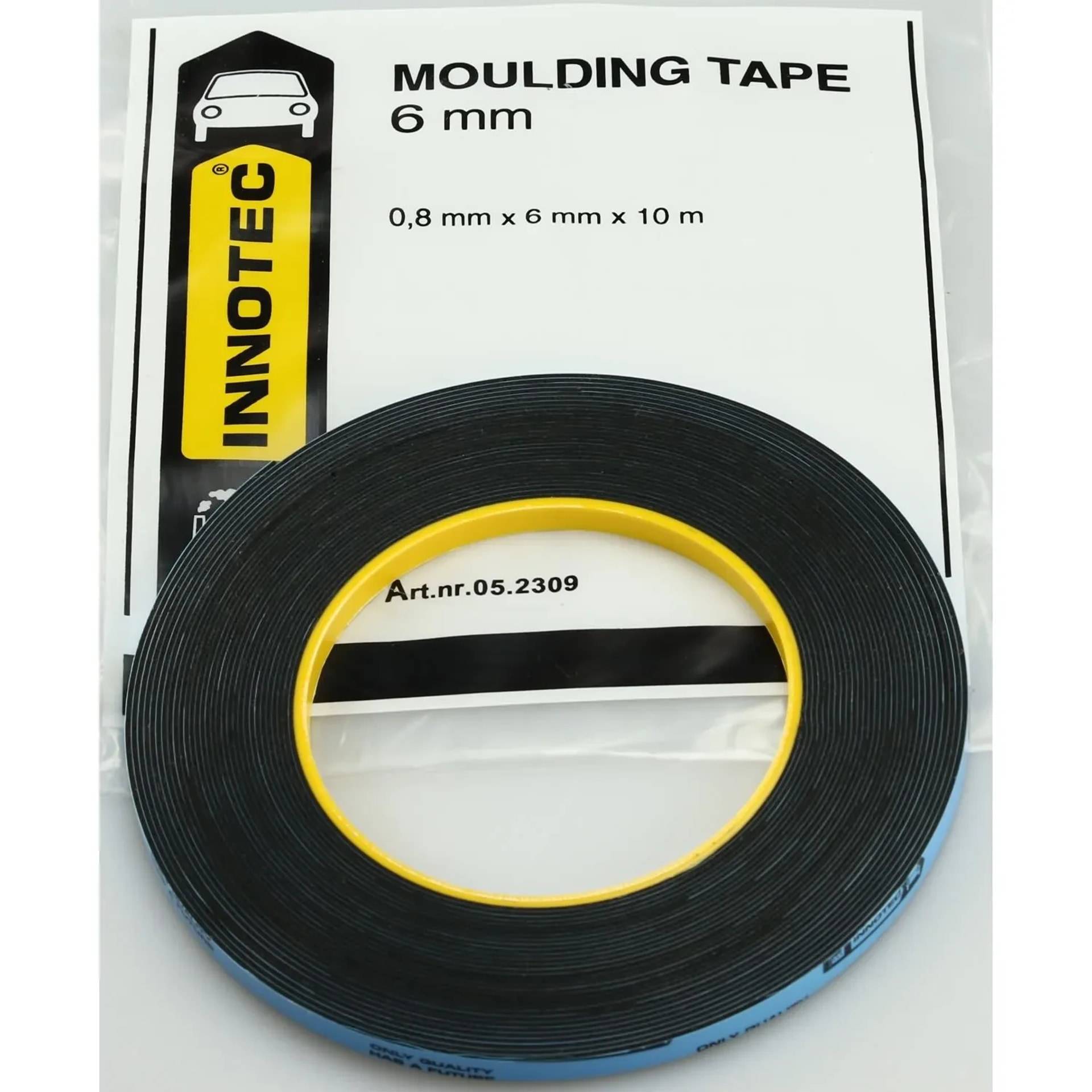 Packung von INNOTEC Formierband, 6 mm, mit einer schwarzen Rolle mit der Bezeichnung „Art.nr.05.2309