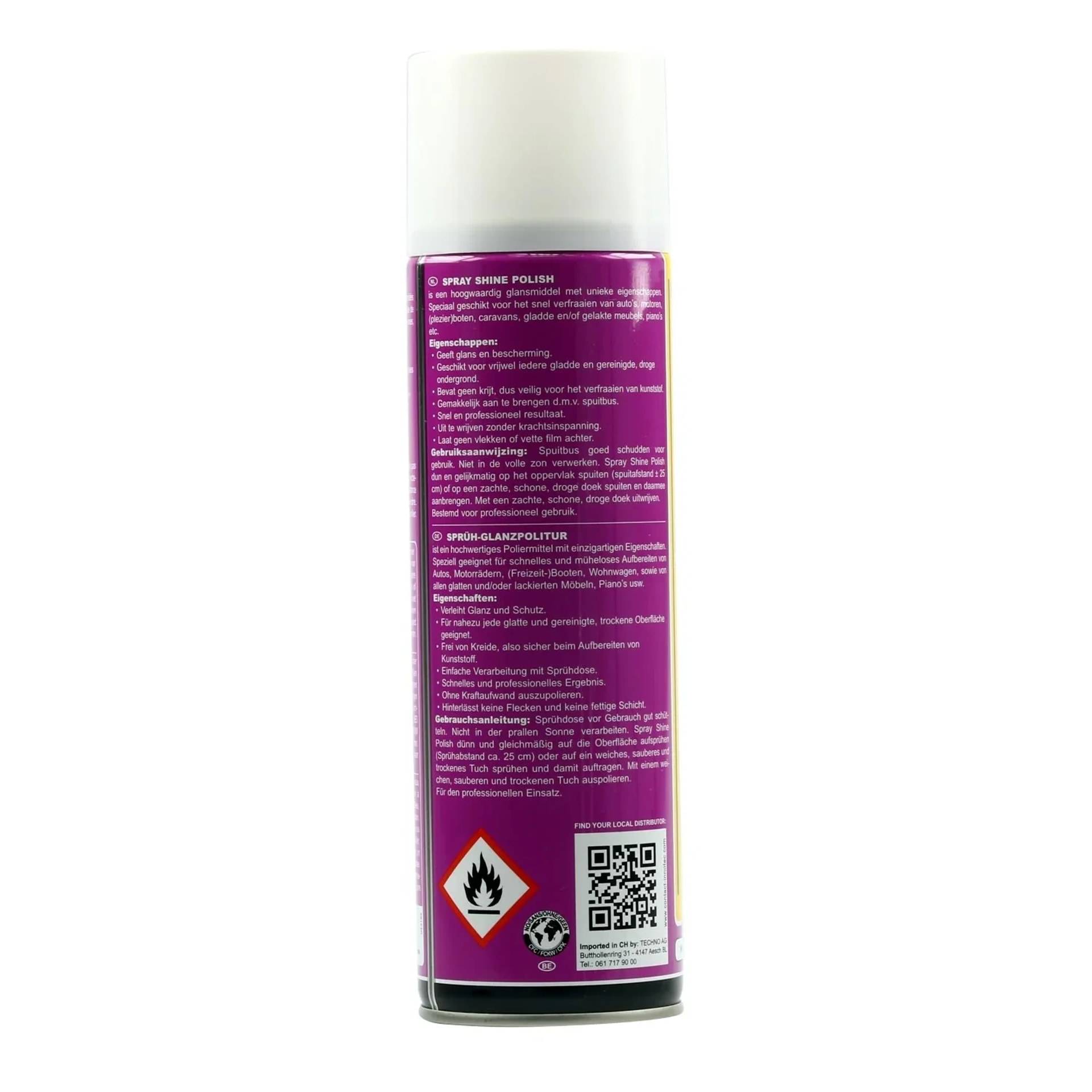 INNOTEC Spray Shine Polish 3 x 500 ml Lack- und Kunsstoffpolitur A