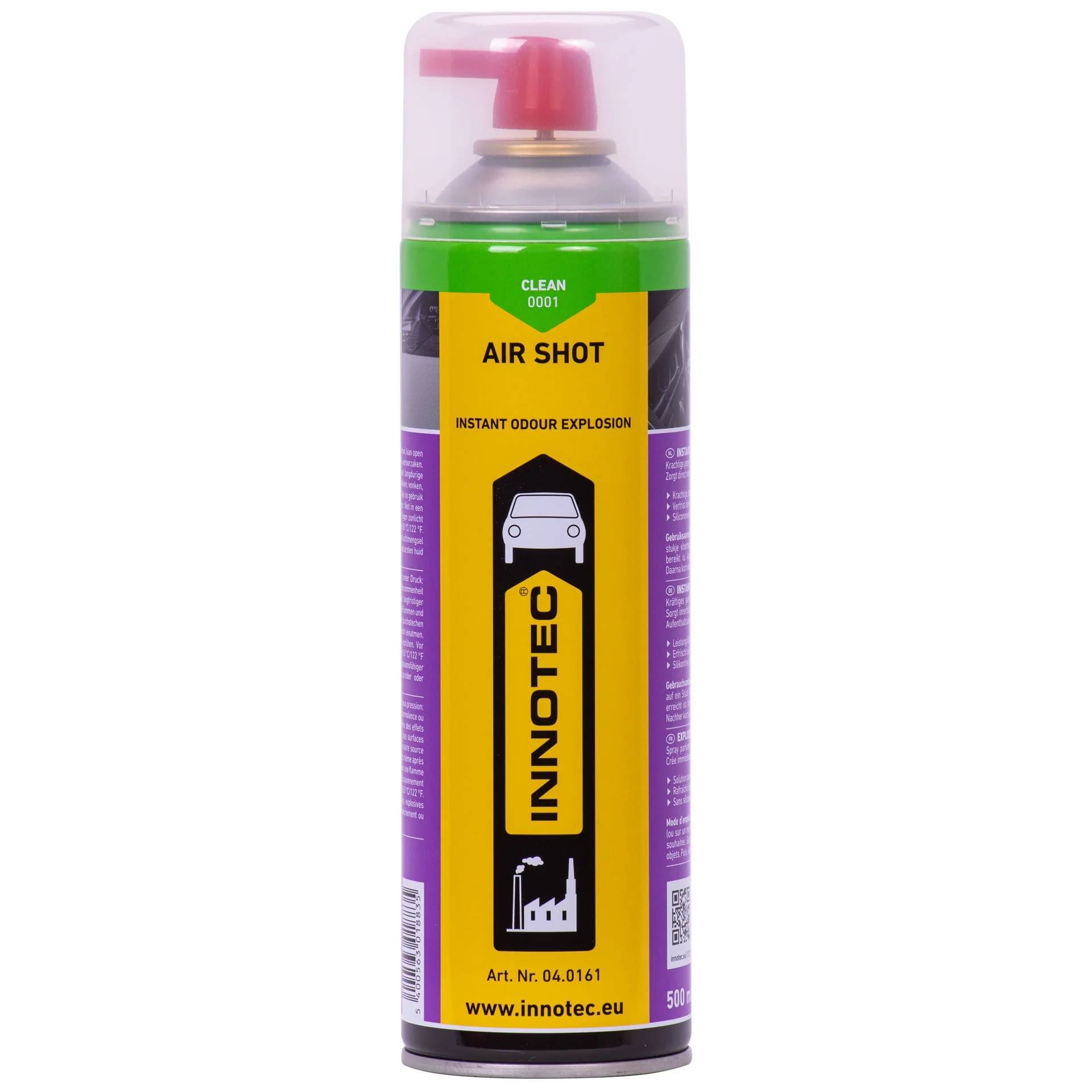 INNOTEC Air Shot Clean 500 ml Duftspray für Raum / Auto 0001 Clean
