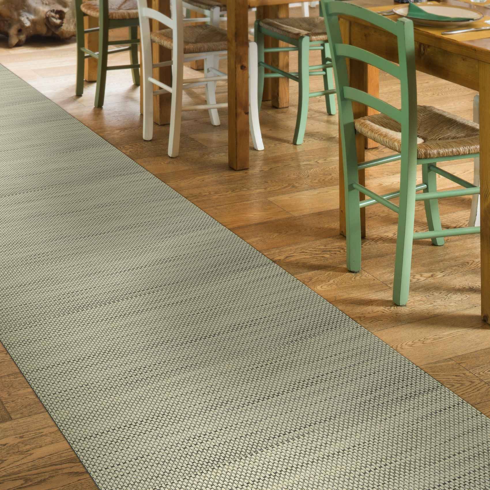 ANRO TATAMI Läufer Natur 100 x 350 cm Rattanoptik für innen und außen