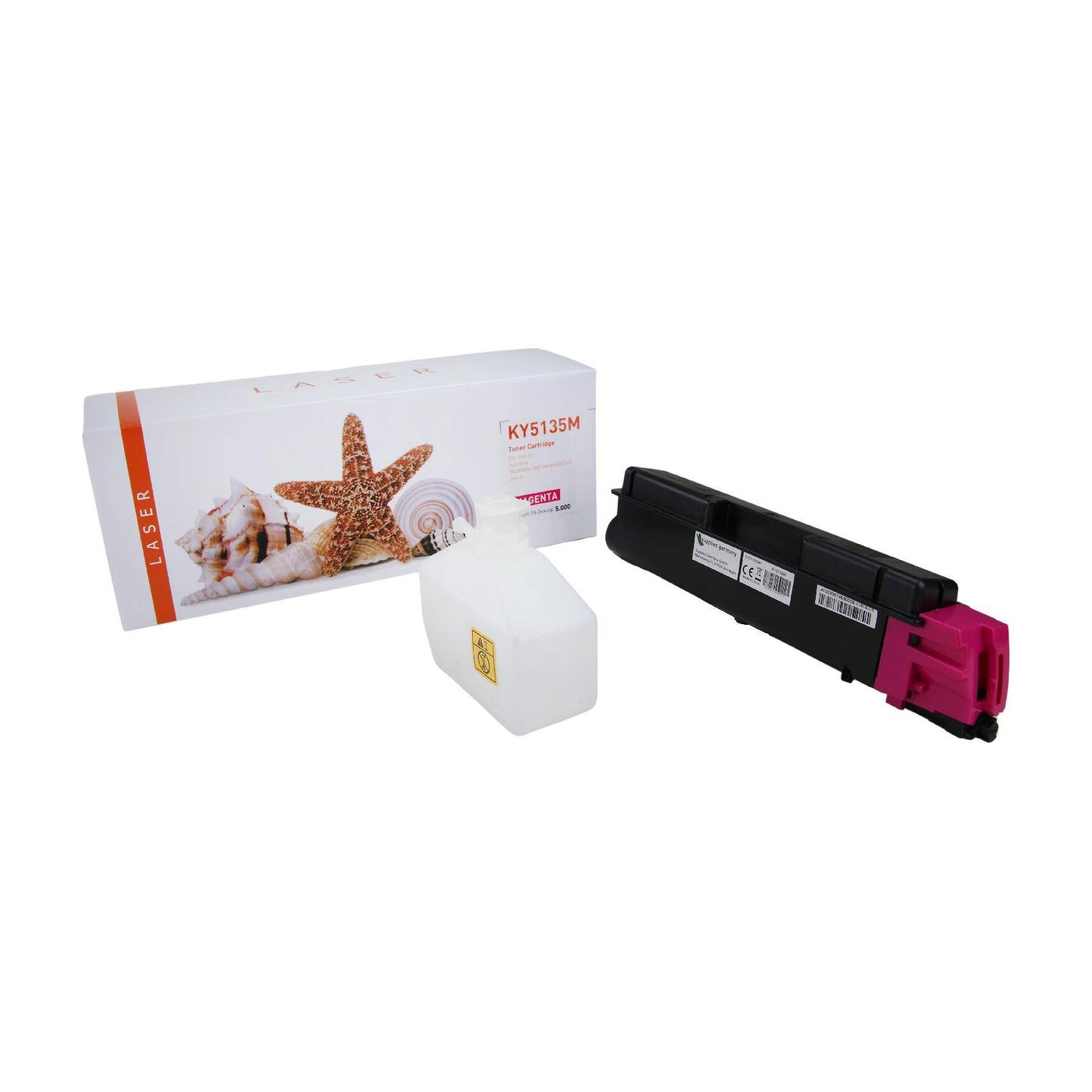 Kompatibel zu KYOCERA 1T02PABNL0 / TK-5135 M Toner-Kit, magenta, 5.000 Seiten