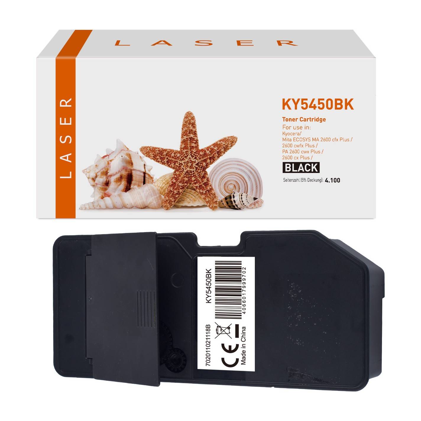 Kompatibel zu KYOCERA 1T0C0D0NL0 / TK-5450 K Toner-Kit, schwarz, 4.100 Seiten