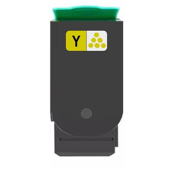 Kompatibel zu LEXMARK C232HY0 Toner-Kit return program, gelb, 2.300 Seiten
