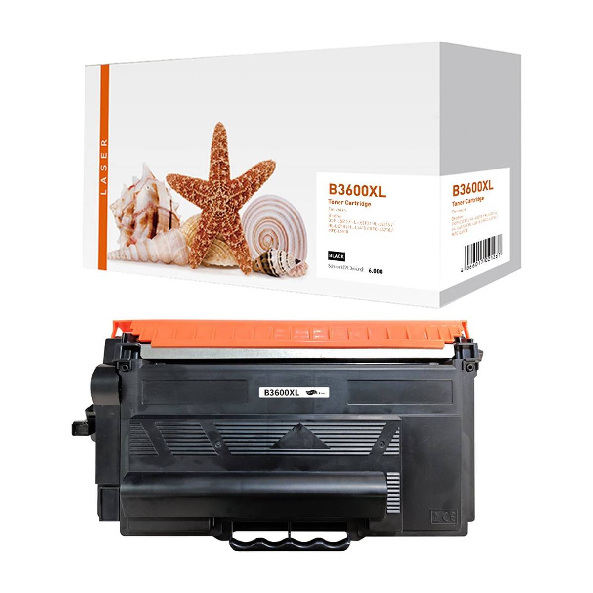 Kompatibel zu BROTHER TN-3600XLXL Toner-Kit High-Capacity, schwarz, 6.000 Seiten