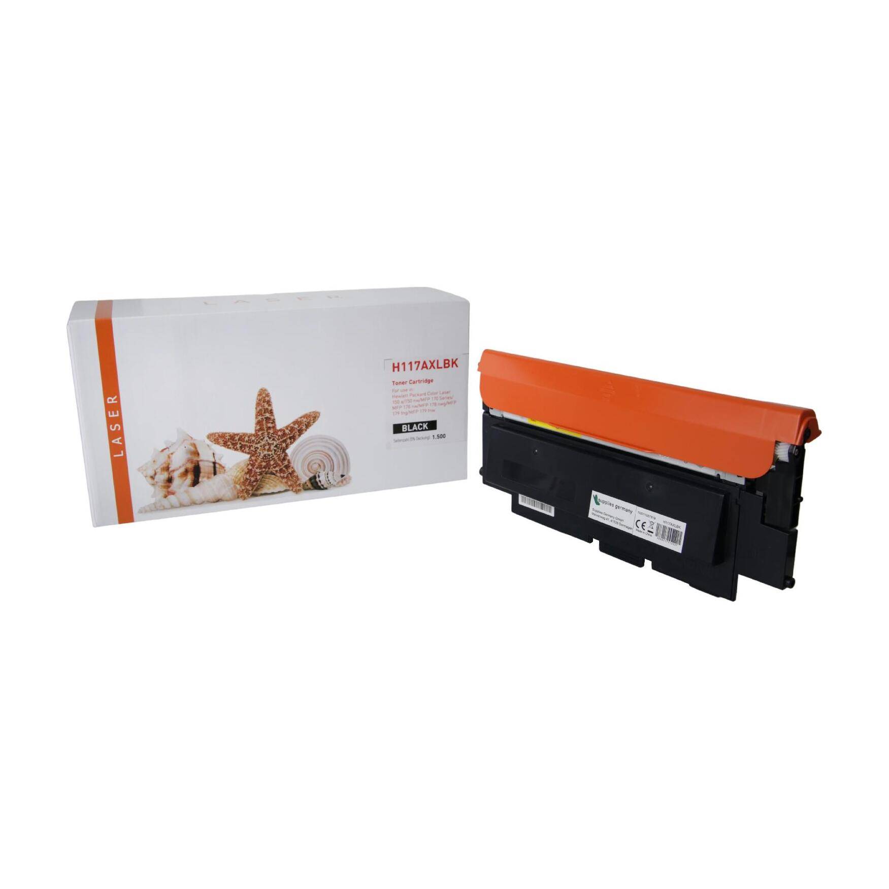 Kompatibel zu HP W2070XA / 117A Toner-Kit, schwarz, 1.500 Seiten