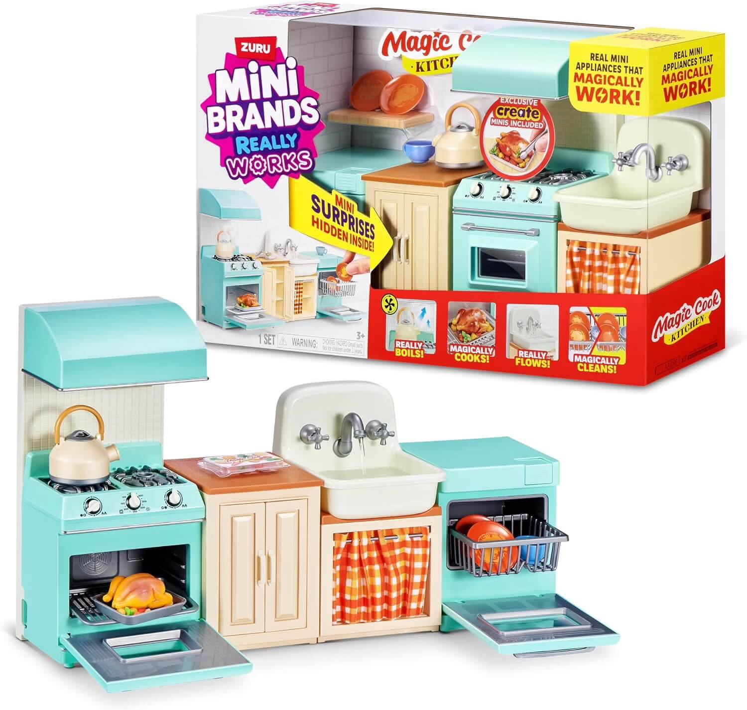 Zuru 77858 - Mini Brands Magic Cook Küchen-Spielset Serie 1