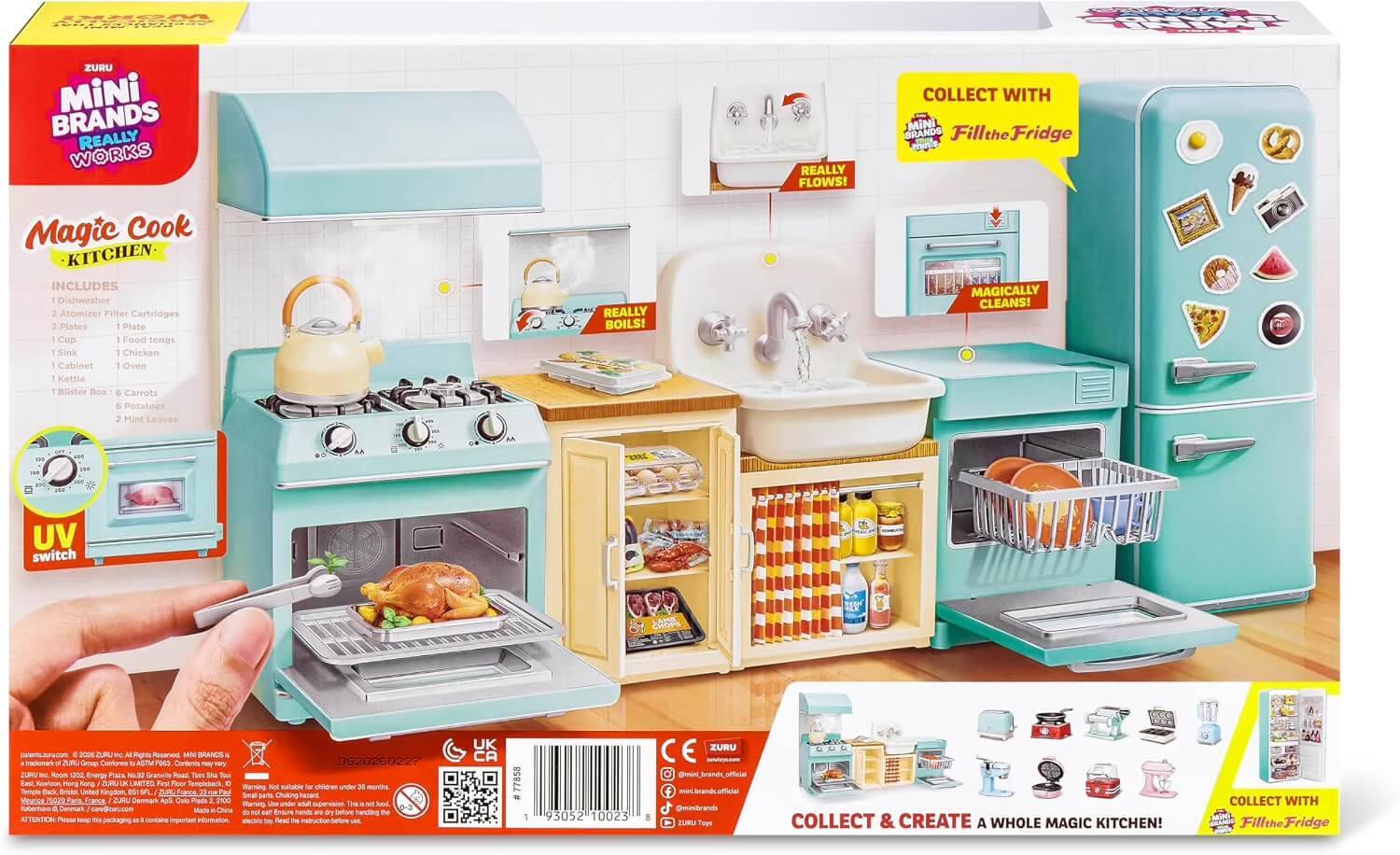 Zuru 77858 - Mini Brands Magic Cook Küchen-Spielset Serie 1