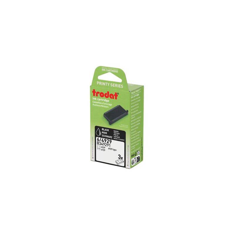 trodat Ersatzstempelkissen 6/4750/SB, blau, 3er Pack