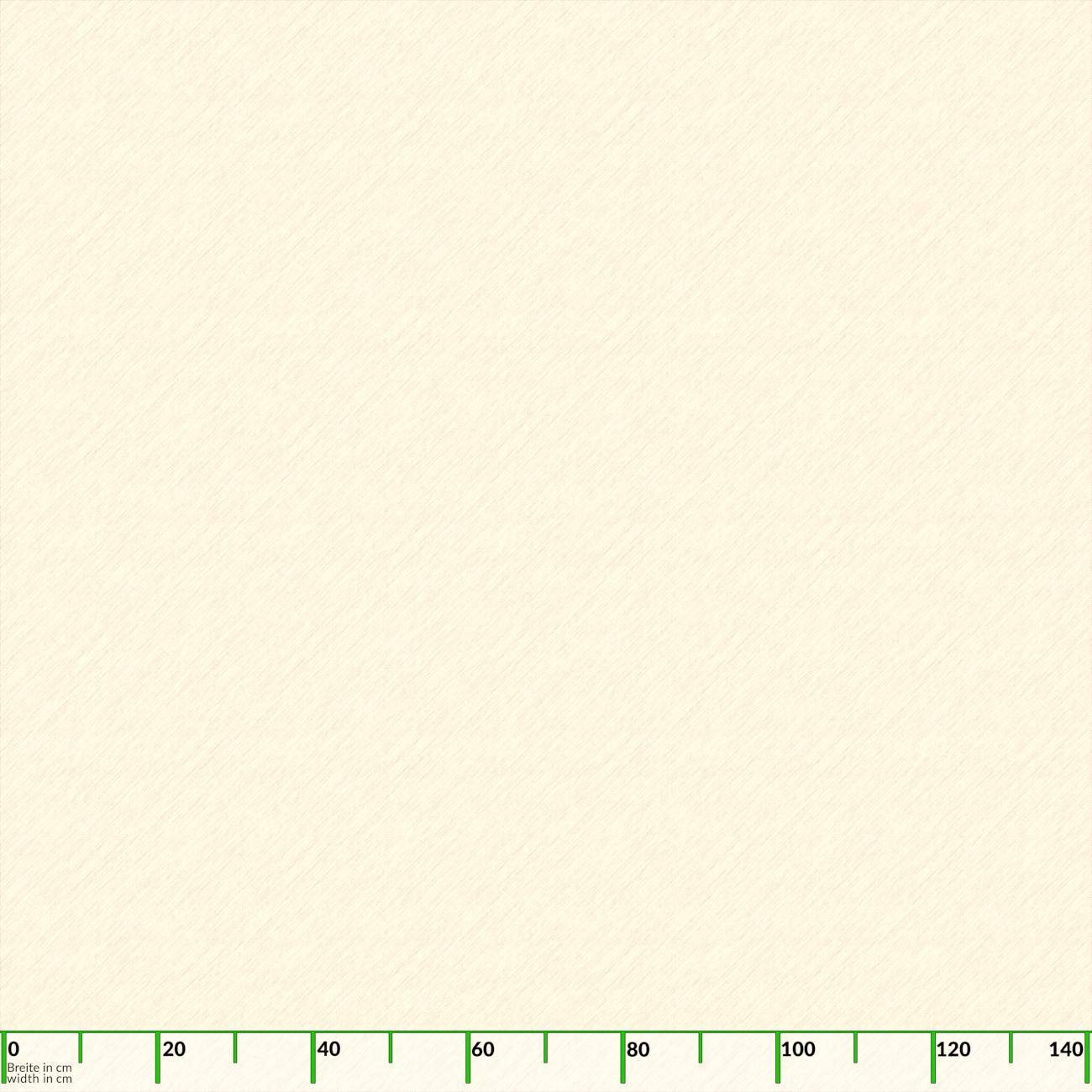 Leeres Diagramm mit cremefarbenem Hintergrund mit nur einer grünen x-Achsenskala entlang des unteren Randes beschriftet von 0 bis 140 und kleinem Text „Brote in cm / Breite in cm