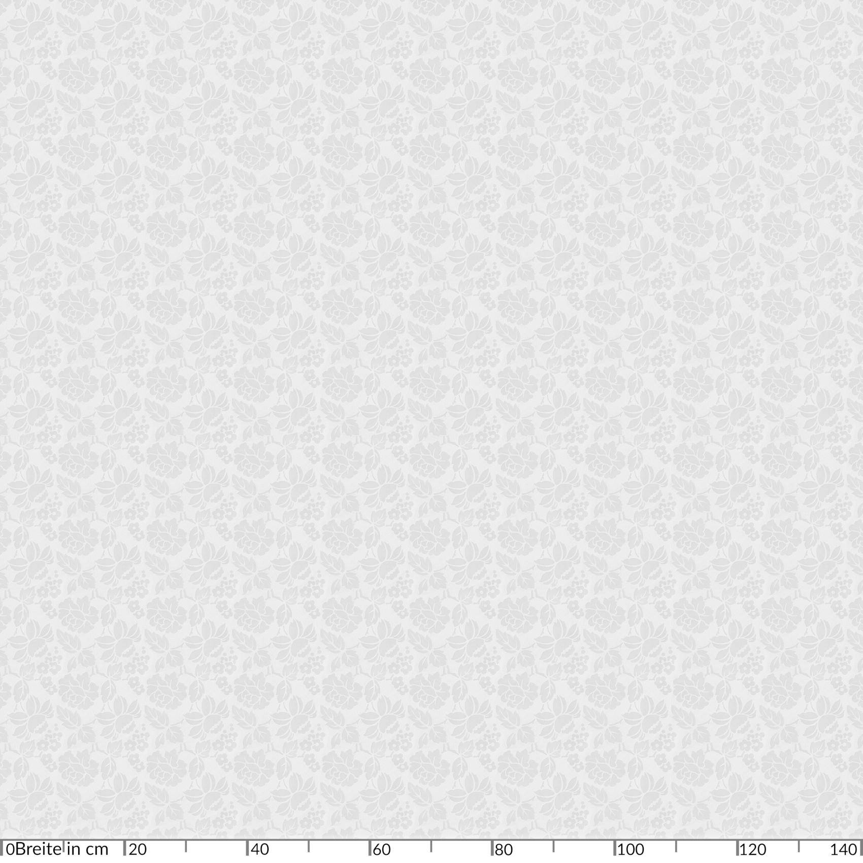 Hellgrauer Hintergrund mit Muster und einem Lineal unten, das in Zentimetern von 0 bis 140 beschriftet ist.
