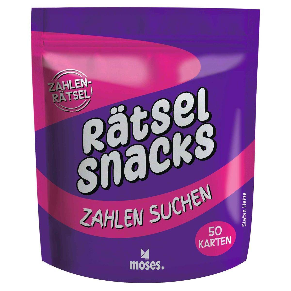 Lila und rosa „Rätsel Snacks