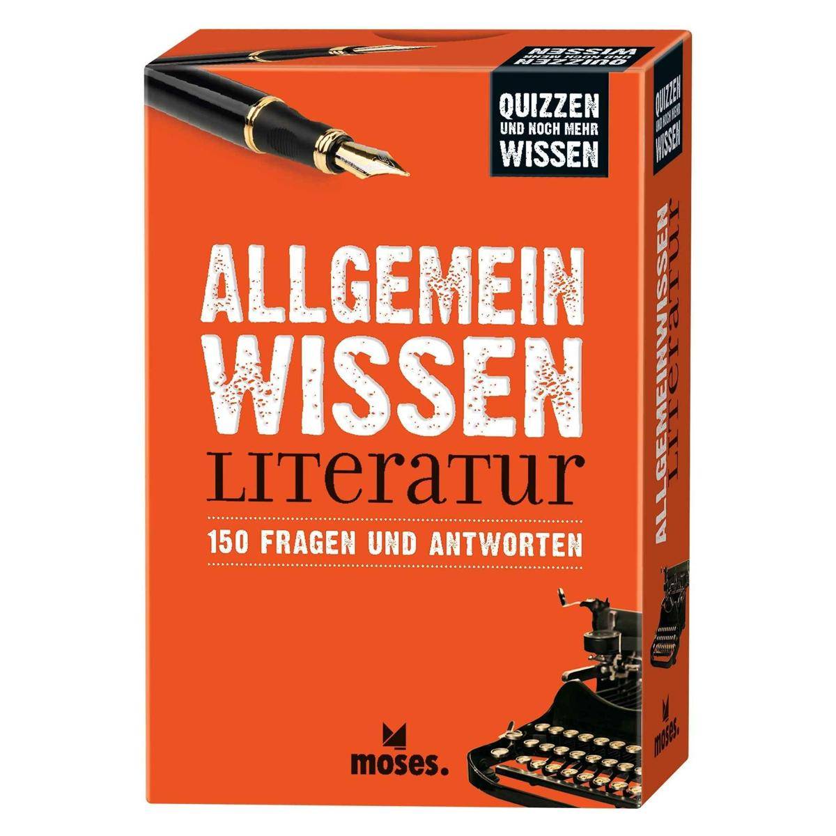 Orange Quizbox mit dem Titel 