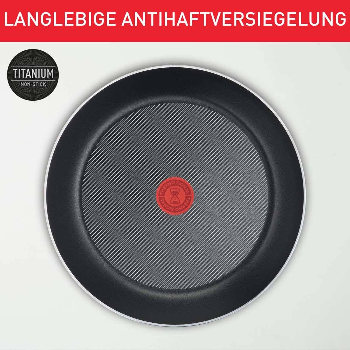 Tefal Ingenio Easy On 4-tlg. Pfannenset abnehmbarer Griff 22/ 24/26 cm L15992