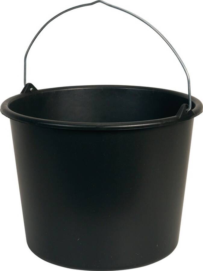 Baueimer 12 l schwarz 48752A