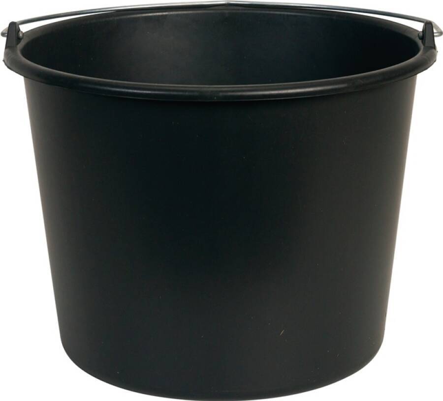 Baueimer 12 l schwarz 48752A