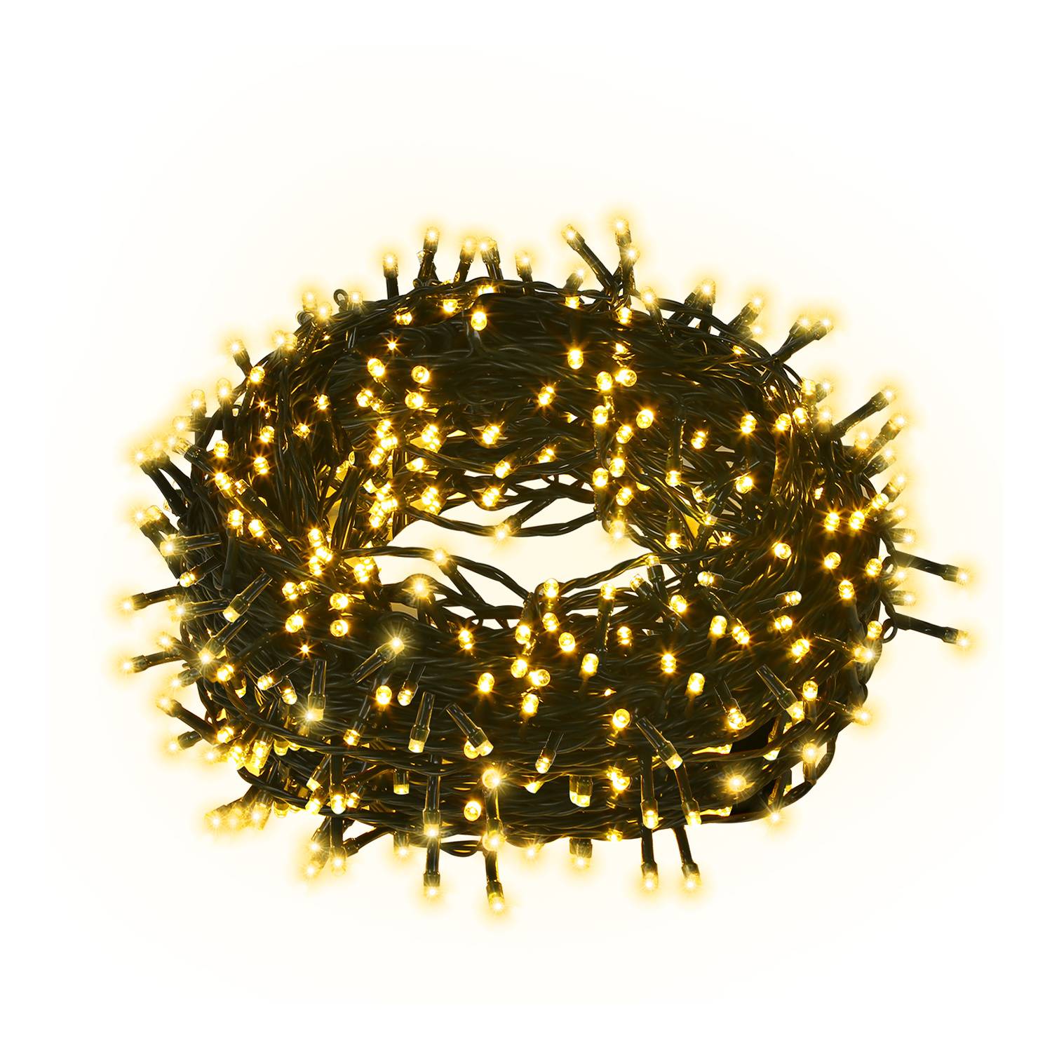 20M LED Lichterkette 200LEDs 8 Modi mit Memory Funktion, Weihnachten Party Garten Bedienung Funkelnder Sterneffekt Deko Warmweiß