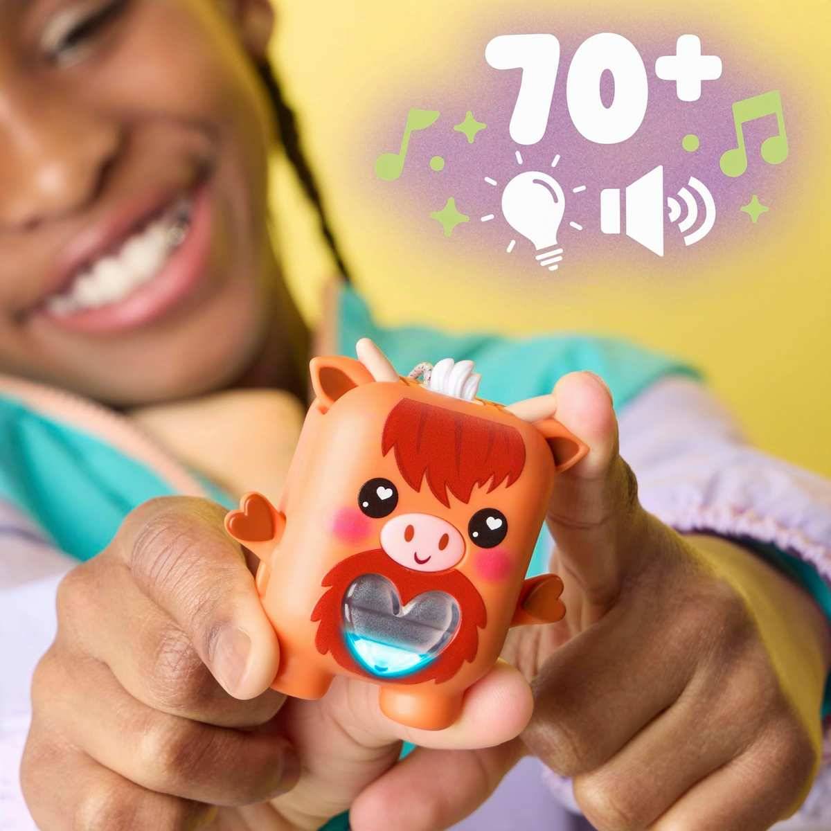 Hasbro Nano-MALS Cowbert das Hochlandrind elektronisches Fidget Tierchen 5+