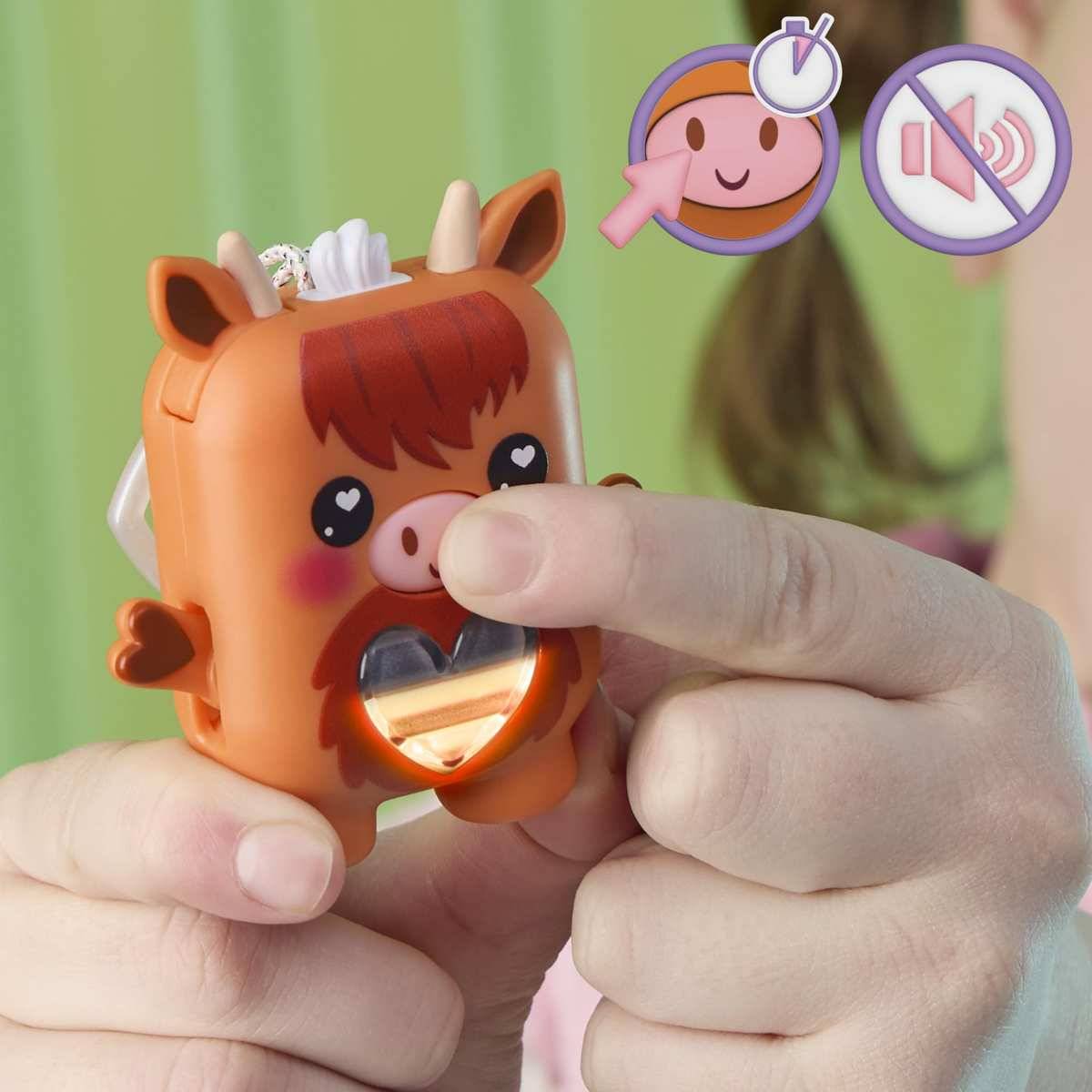 Hasbro Nano-MALS Cowbert das Hochlandrind elektronisches Fidget Tierchen 5+