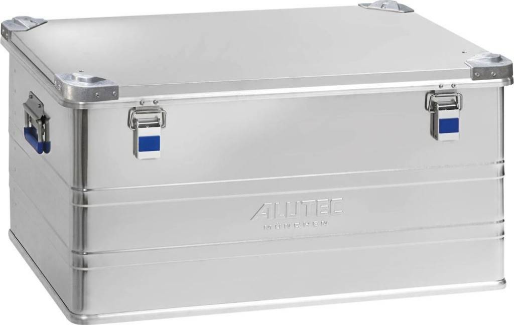 AluminiumboxAusführung Aus 1 mm starkem Aluminium, mit umlaufender Gummidichtung im Deckel, spritzwasserfest und witterungsunempfindlich. Mit