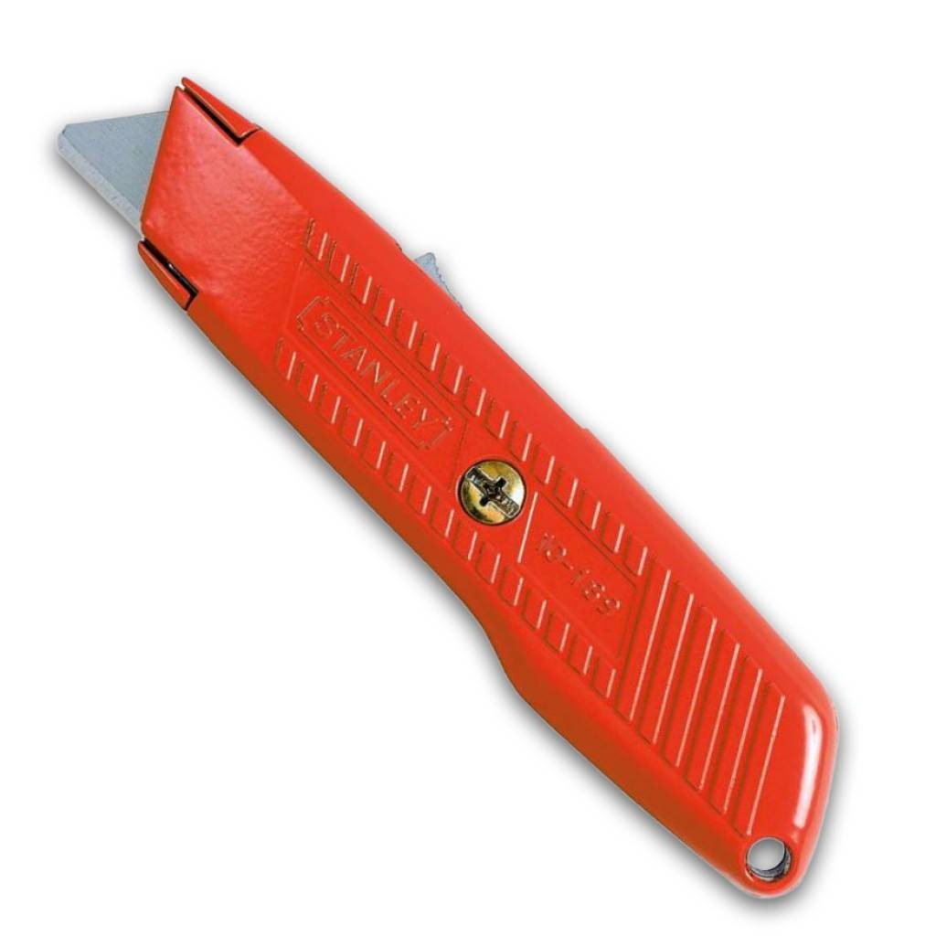 Sicherheitsmesser 99 E, Nr. 1-10-189 Einziehbare Klinge Automatischer Klingeneinzug Gehäuse aus MetallLieferung Mit 1 speziellen, abgerundet
