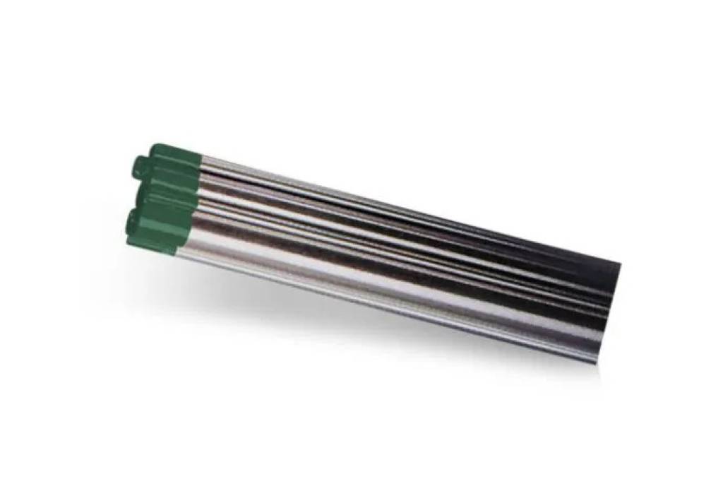 Die Standardelektrode zum AluminiumschweißenWolfram Elektrode chem. rein grün WW rein